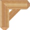 Ekena Millwork Traditional Craftsman Rough Sawn Bracket, Western Red Cedar, 6"W x 20"D x 20"H BKT06X20X20TRA04RWR - alternate 3